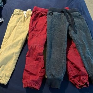 3 Pairs Toddles Boys Pants - 4T